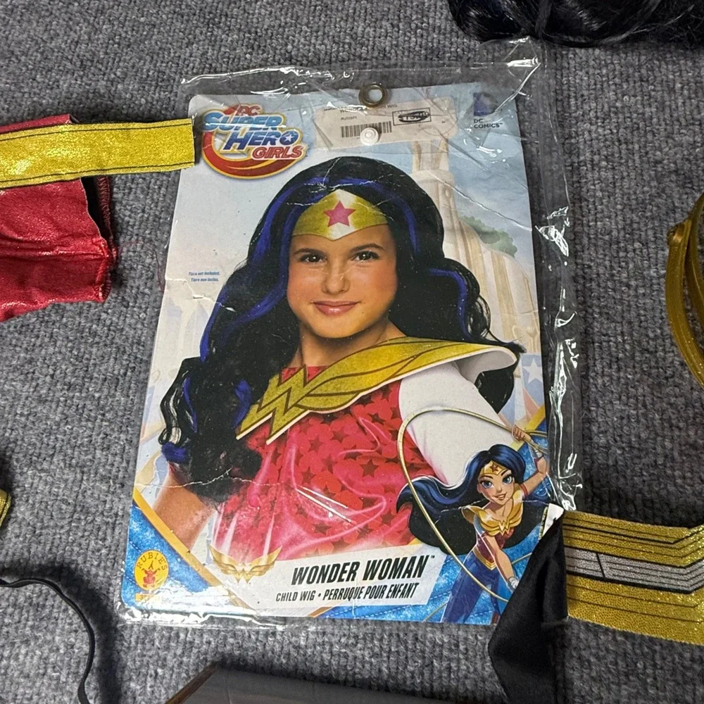 Rubies DC Super Hero Wonder Woman Costume‎ Dress Up Outfit Kids Large